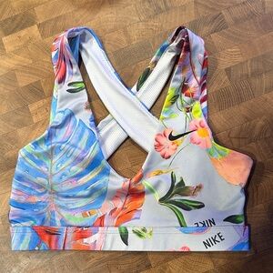 Nike Multicolor Floral Sports Bra